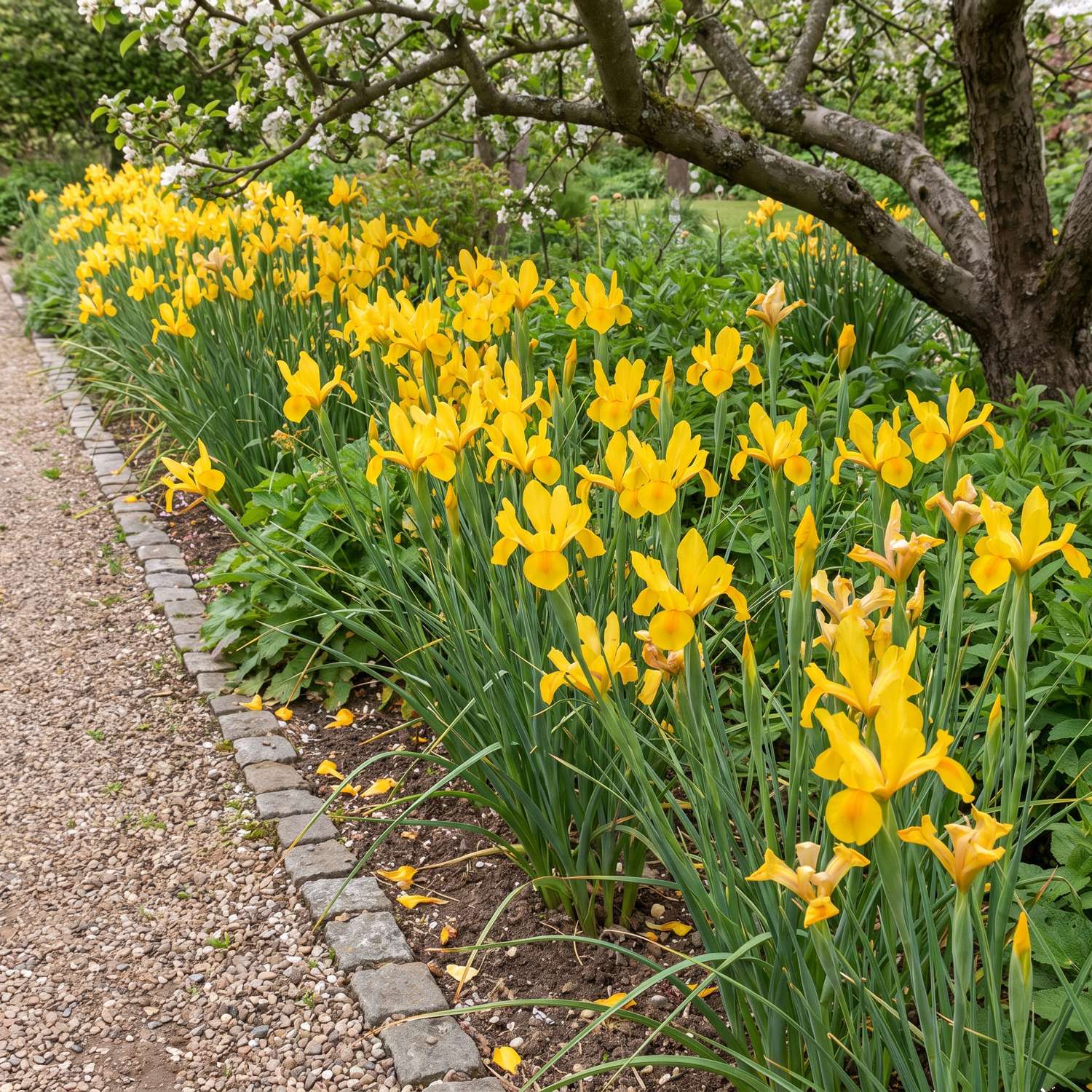 Iris hollandica 'Golden Harvest'